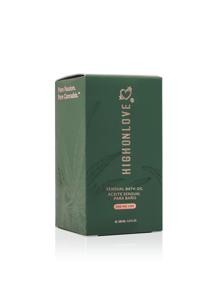 Sensuele badolie met 300 mg CBD - 100 ml