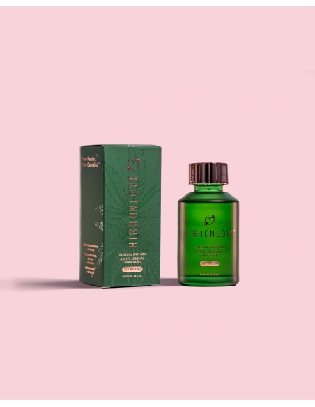Sensuele badolie met 300 mg CBD - 100 ml
