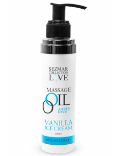 Aceite de masaje comestible Vainilla congelada 100ml - SEZ063A