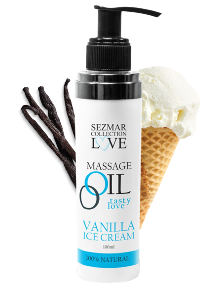 Edible massage oil Frozen vanilla 100ml - SEZ063A