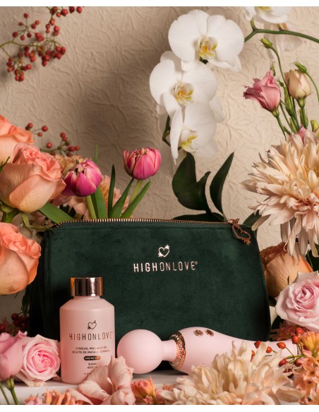 Luxe geschenkverpakking - Massageolie en vibrator