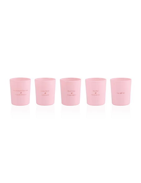 Collection de minis bougies pour massage