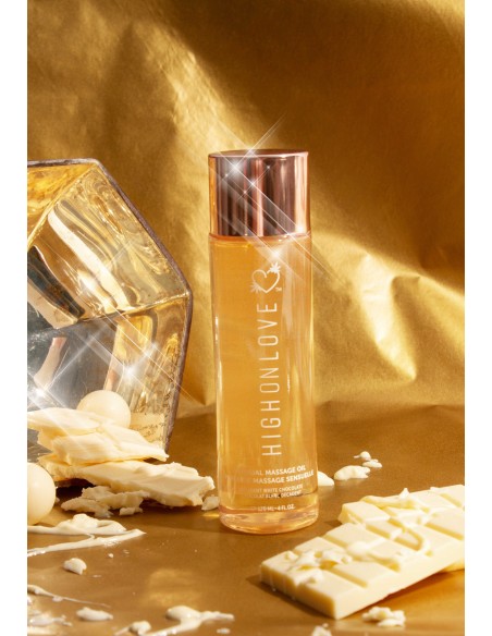 Decadente witte chocolade luxe massageolie - 120 ml