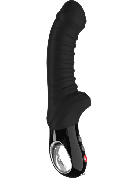 Tiger - Ribbed vibrator - Black