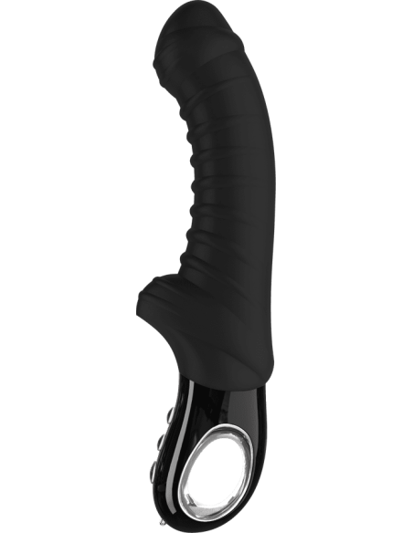 Tiger - Ribbed vibrator - Black