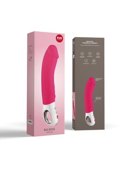 Big Boss - Vibrador Realístico XL - Rosa
