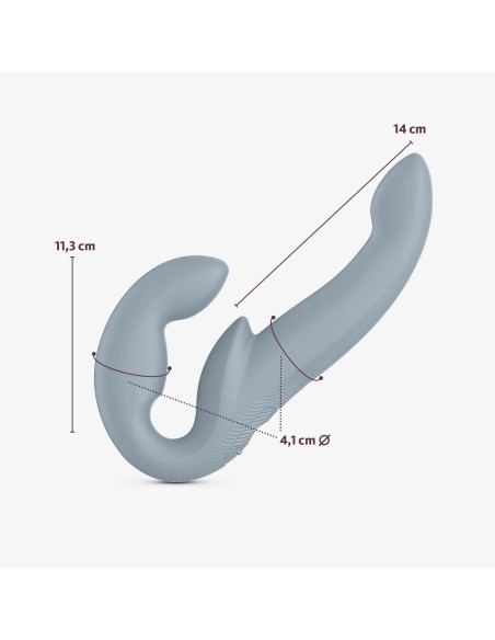 Compartir Vibe Pro - Vibrador doble - Gris frío