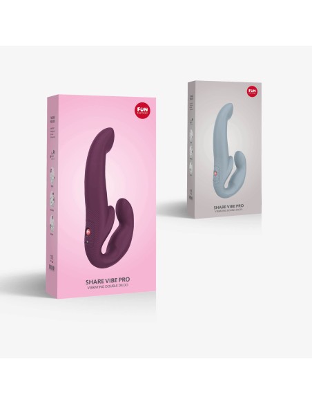 Compartir Vibe Pro - Vibrador doble - Gris frío