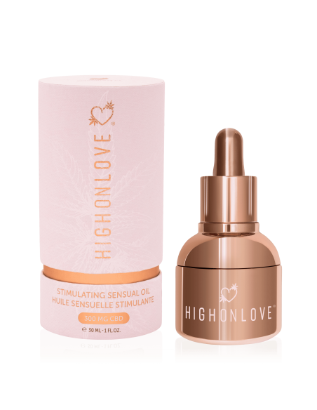 Aceite sensual estimulante con 300 mg de CBD 30 ml