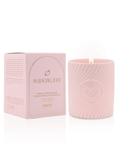 Massage kaars roos 220 ml - Lychee Martini