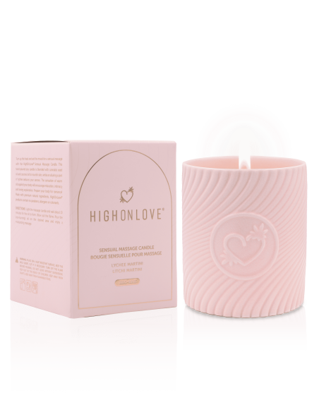 Vela de masaje de rosa 220 ml - Lychee Martini