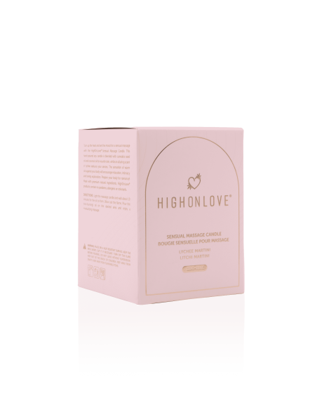 Vela de masaje de rosa 220 ml - Lychee Martini
