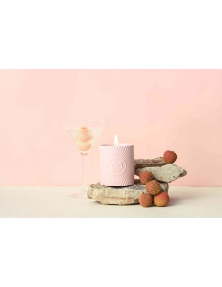 Vela de masaje de rosa 220 ml - Lychee Martini