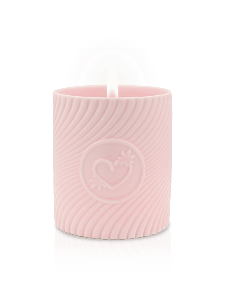 Bougie de massage Rose 220 ml - Fraises et champagne