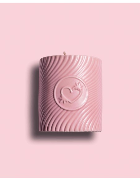 Bougie de massage Rose 220 ml - Fraises et champagne