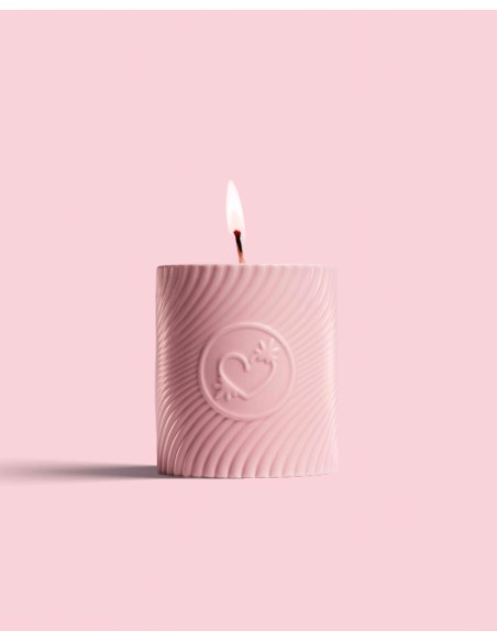 Bougie de massage Rose 220 ml - Fraises et champagne