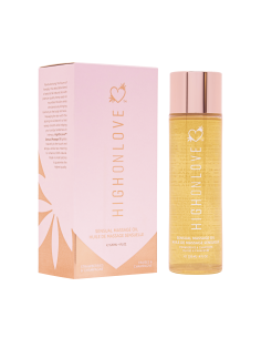 Luxe Aardbei & Champagne Massageolie - 120 ml