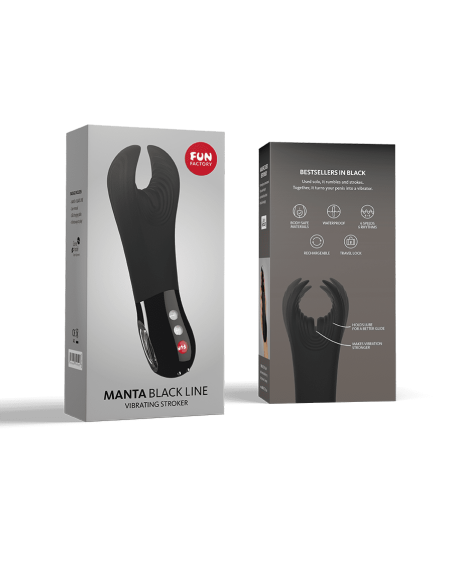 Manta - Masturbateur pour pénis - Noir