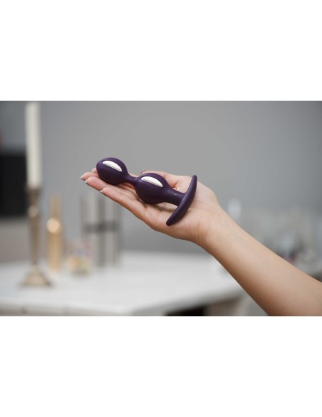 B Balls duo - Plug - Morado y blanco