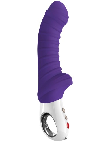 Tiger - Ribbed vibrator - Purple