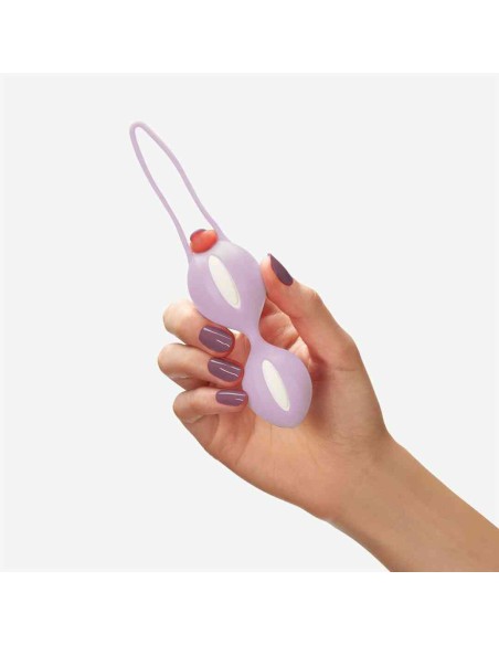 Smartballs duo - Boules de Geisha - Blanc et lilas