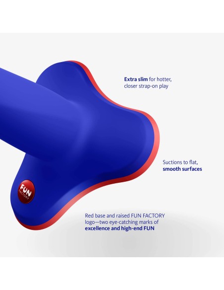 Limba Flex S - Dildo pliable - Bleu électrique
