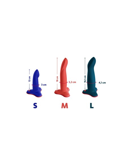 Limba Flex S - Dildo pliable - Bleu électrique