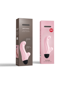 Ocean - Mini Vibromasseur rabbit - Baby rose
