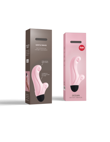 Ocean - Mini vibrador conejo - Rosa bebé