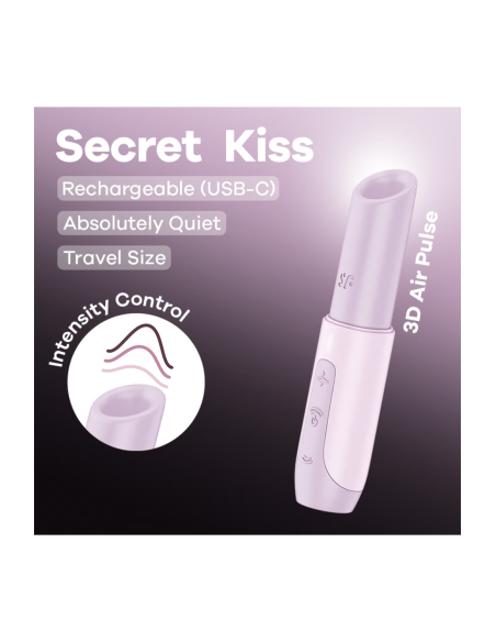 Secret Kiss Satisfyer Estimulador de clítoris de viaje - CC597869