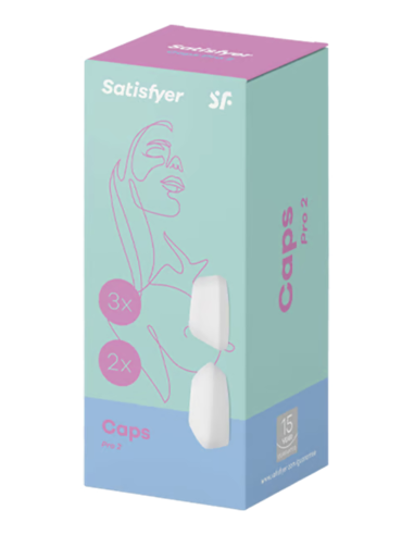 Capuchons interchangeables x5 pour Satisfyer Pro2 - CC597868