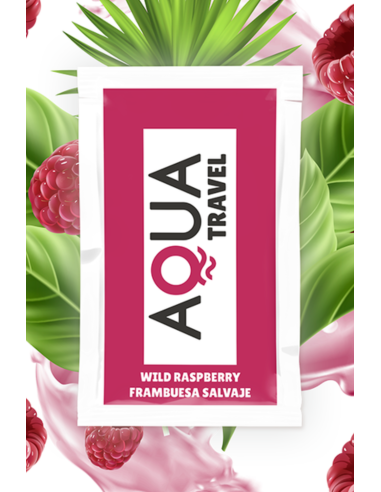 Lubricante base agua vaina sabor Frambuesa silvestre 6 ML - D-230600