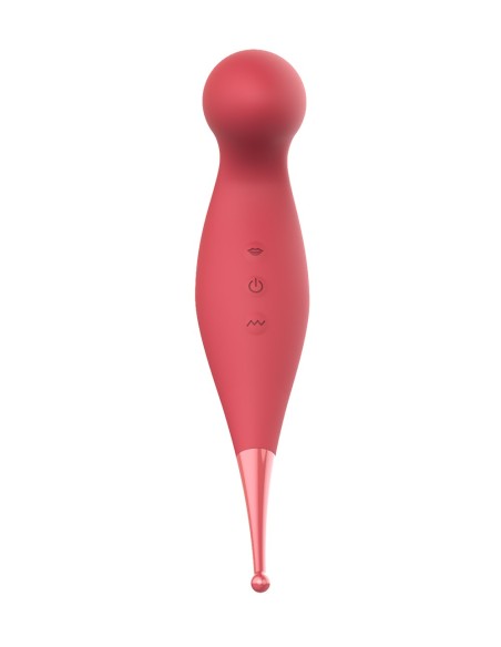 Bird of Paradise - 2 in 1 vibrator met clitorale vibratie door membraan en rode stimulatortip - CR-820RED