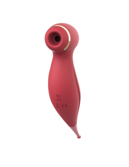 Bird of Paradise - 2 in 1 vibrator met clitorale vibratie door membraan en rode stimulatortip - CR-820RED