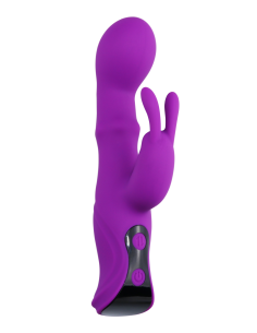 CROWN Rabbit Vibrador de Doble Acción con Pantalla LCD - SX-V173