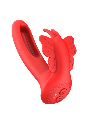Vibromasseur FLY PULSE Papillon à Double Action Télécommandé - SX-ST30
