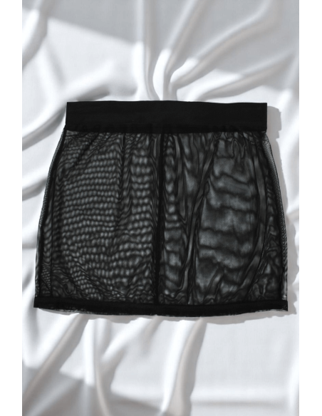 Black sheer fishnet skirt Maya - LSN1