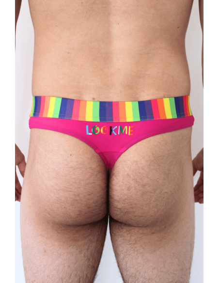 Regenboog roze string - LM2599-01MAG