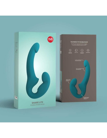 Share Lite - Gode à double extrémité - Bleu