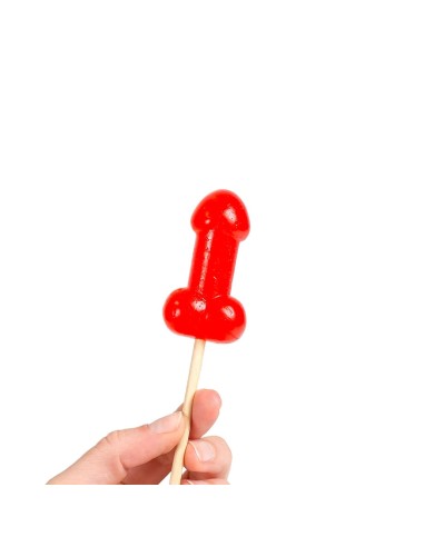 Sucette candy pénis à la cerise avec effet de la chaleur épicé