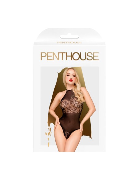 Blooming era black fancy bodysuit - PH0105BLK