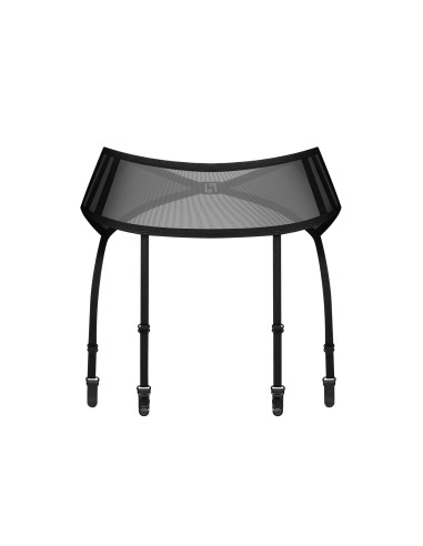 Aurorium black suspender belt