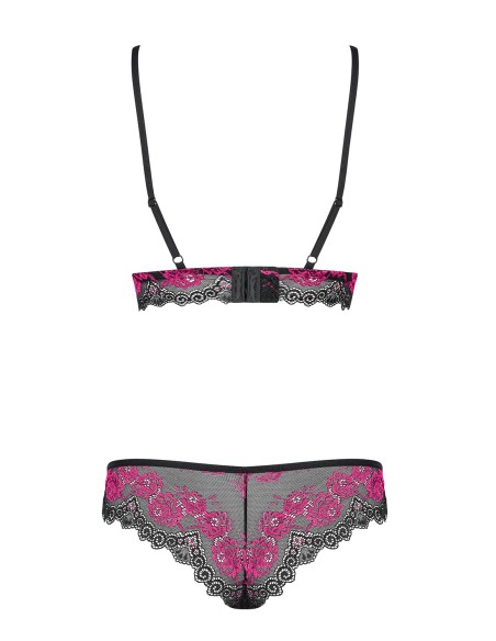Set Tulia 2 piezas - Negro y Fucsia