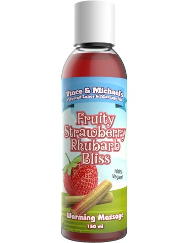 Huile Chauffante V et M Fraise Rhubarbe - 150 ml