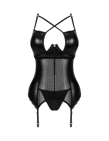 Norides Corset and thong - black