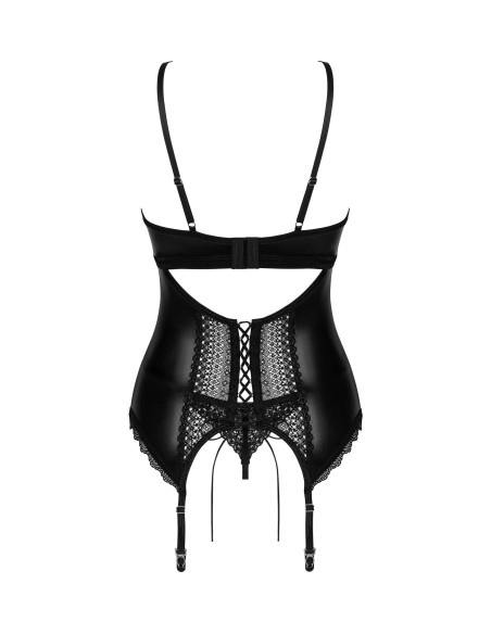 Norides Corset and thong - black