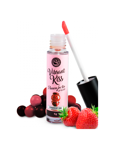 Vibrant Strawberry Gum Lip Gloss 3653