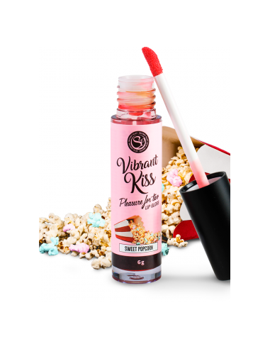 Vibrant Lip Gloss Sweet Popcorn Flavor 3658