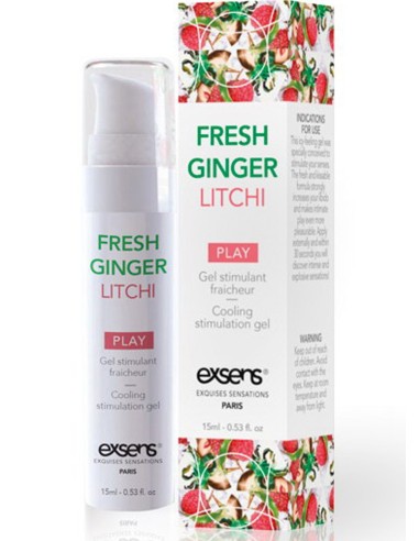 Gel estimulante del frescor Ginger Litchi - 15 ml