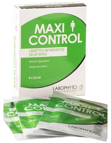 6 lingettes retardantes MaxiControl 